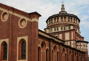 chiesa, finestre, cupola, nuvole, cielo, cerchi, colonne, croce, archi, duomo, rosoni, torre