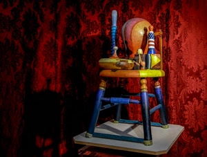 rosso, sgabello, sedia, giocattolo, tenda, blu, legno, giocattoli, tavolo, trottola, colori