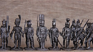 soldatini, piombo, giocattoli, fucili, collezione, armi, militari, grigio, giocattolo