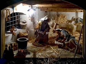paglia, presepe, madonna, statue, presepio, natale, natività, stalla, maria