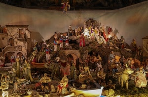 presepe, barca, angelo, natale, statuine, statue, natività, presepio, animali, pastori, ponte, statuette, madonna, magi, personaggi