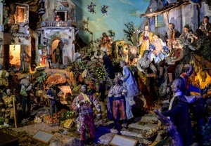 presepe, natale, natività, pastori, colori, statue, statuine, festa, luci