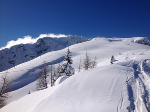 neve, inverno, montagna, bianco, montagne, alberi, cielo, paesaggio, abeti