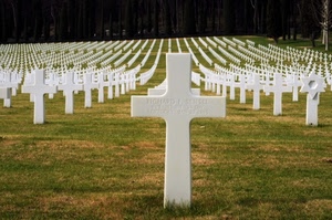 cimitero, croci, bianco, verde, erba, prato, prospettiva, croce, guerra, file, stella, geometrie, lapidi