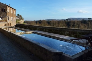 acqua, lavatoio, fontana, cielo, case, riflesso, rubinetto, vasche, vasca