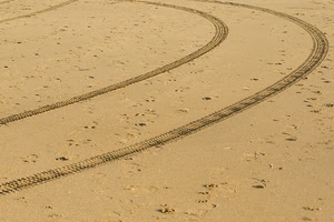 sabbia, curve, impronte, orme, tracce, spiaggia, gomme, arenile, linee, deserto, pneumatici