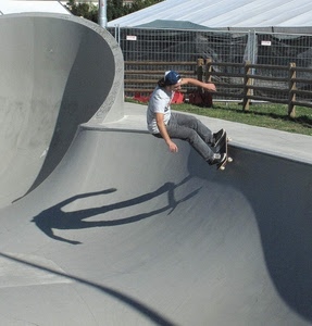 ombra, sport, ragazzo, pista, skate, curve, skateboard, acrobazia, rotelle, cappello