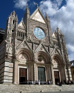 chiesa, facciata, scale, rosone, portoni, archi, duomo, cattedrale, scala, guglie, portali