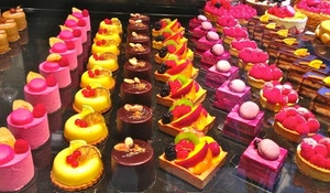 dolci, frutta, cioccolato, colori, pasticcini, rosa, paste, cibo, pasticceria, multicolore