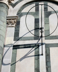 cerchio, ombra, meridiana, marmo, muro, ombre, bianco, astratto, capitello, chiesa, ferro