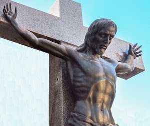 croce, gesù, mani, crocifisso, cielo, cristo, braccia, statua, volto, pietra, bronzo, azzurro, marmo, viso