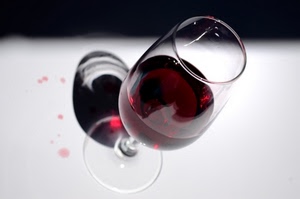 vino, bicchiere, rosso, vetro, ombra, calice