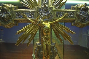 croce, oro, raggi, crocifisso, dorato, corona, crocefisso, cristo, gesù, crocifissione, sculture, argento, spine, metallo