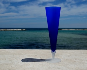 blu, bicchiere, mare, ombra, acqua, cielo, calice, vetro
