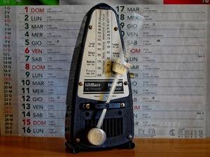 calendario, metronomo, tempo, numeri, giorni, nero, ritmo, rosso, asta