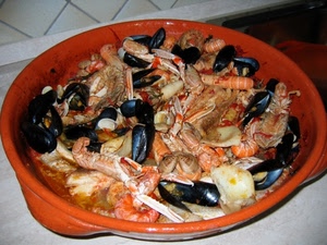 cozze, zuppa, cibo, pesce, scampi, piatto, gamberi, crostacei, molluschi