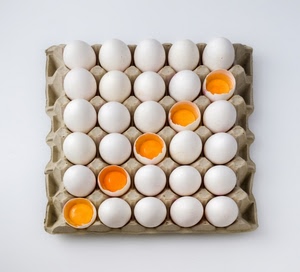 uova, bianco, diagonale, giallo, tuorlo, gusci, cartone, tuorli, contenitore, file, carta, arancione, quadrato